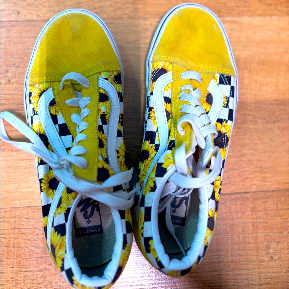 Vans Sunflower custom shoes